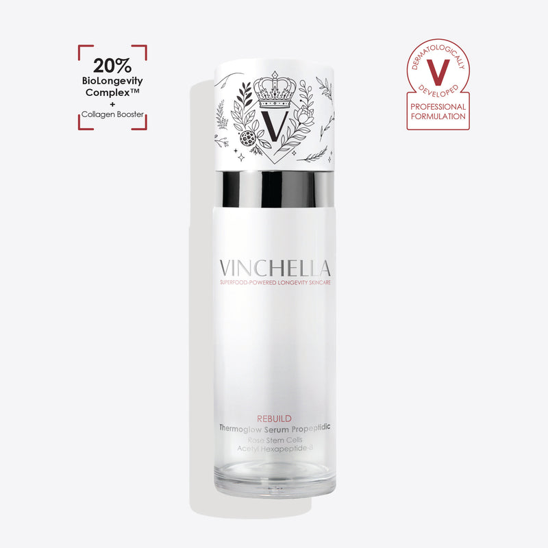 Vinchella ThermoGlow Serum ProPeptidic with Argireline and Alpine Rose Stem Cells for lifting and smoothing