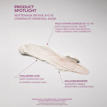 NotteMask Revive A+C+E  Overnight Mask Cream